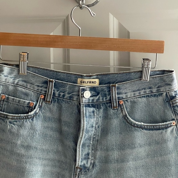 NEW GRLFRND Charlie Low Rise Baggy Cut Off Short in Fairfax North {$165} Sz 27 - Picture 9 of 14